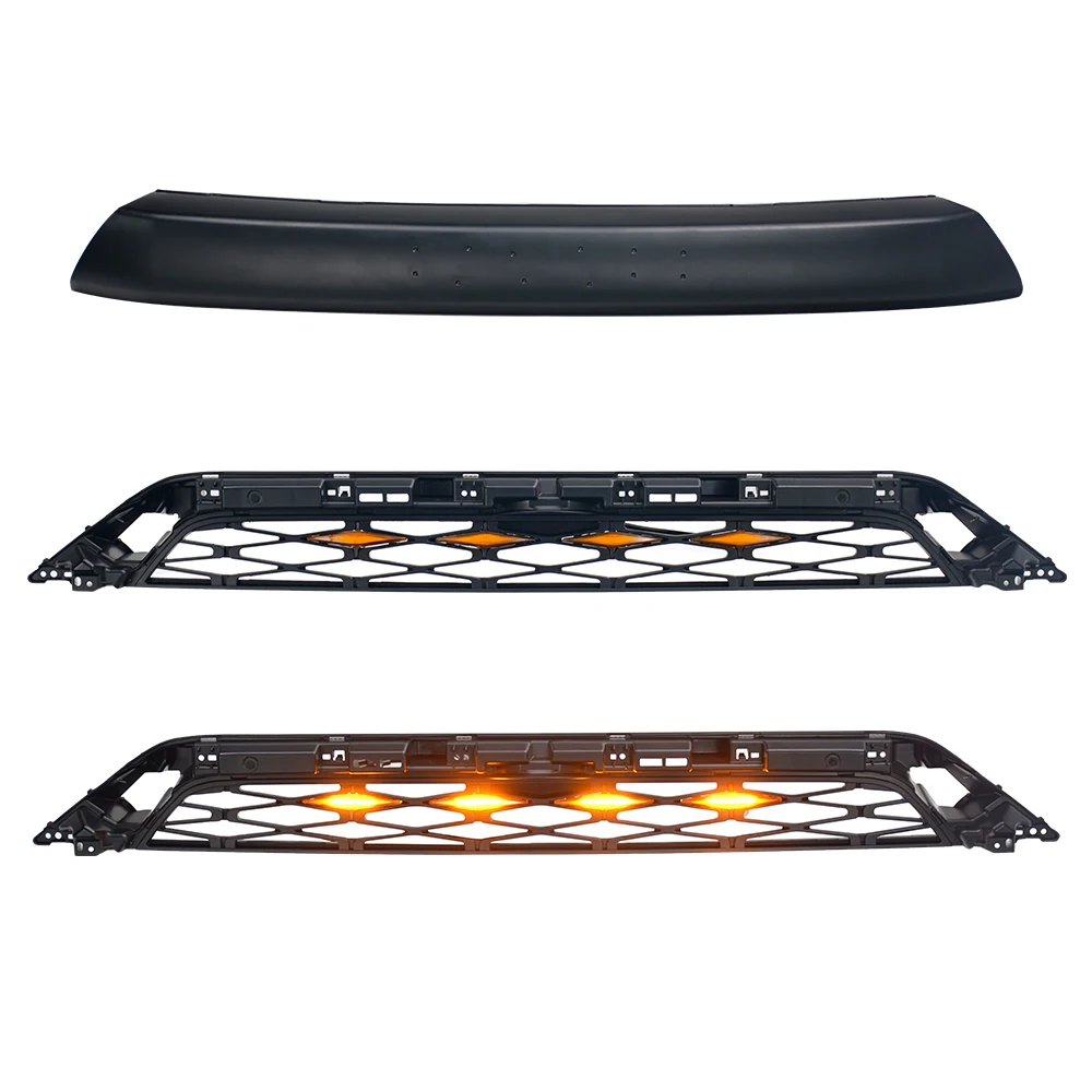 

Modified For 4Runner Front Bumper Grille For 4Runner 4 Runner 2021 Auto Cover Front Racing Grille Grills Mesh Bumper Grilles