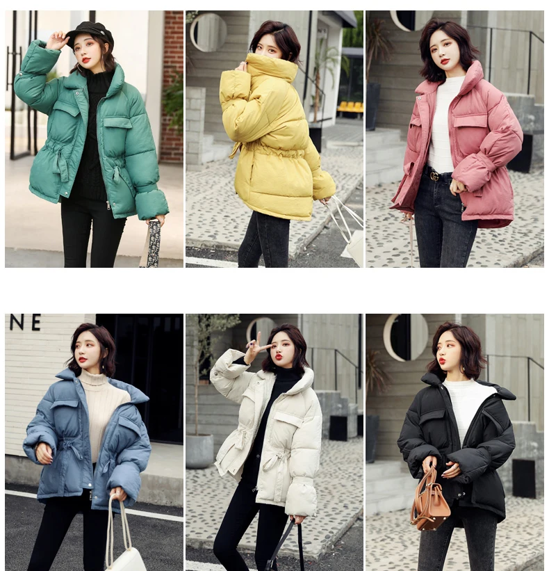 Зимняя женская стеганая куртка женские стеганые куртки Теплая повязка белое