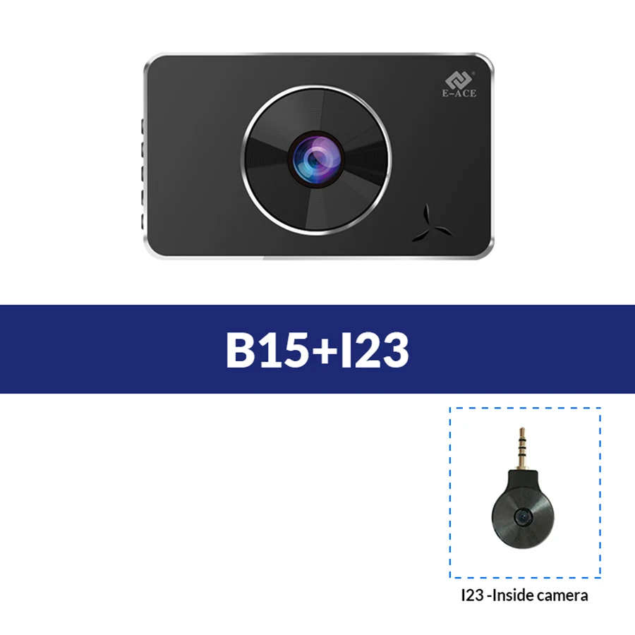 B15-I23 E-ACE B15 3 дюймов Dash Cam мини Автомобильный видеорегистратор Новатэк видеокамера Авто Камера зеркало заднего вида Full HD 1080P регистратор видео Регистраторы Автомобильный видеорегистратор, Dvrs - Название цвета: B15-I23