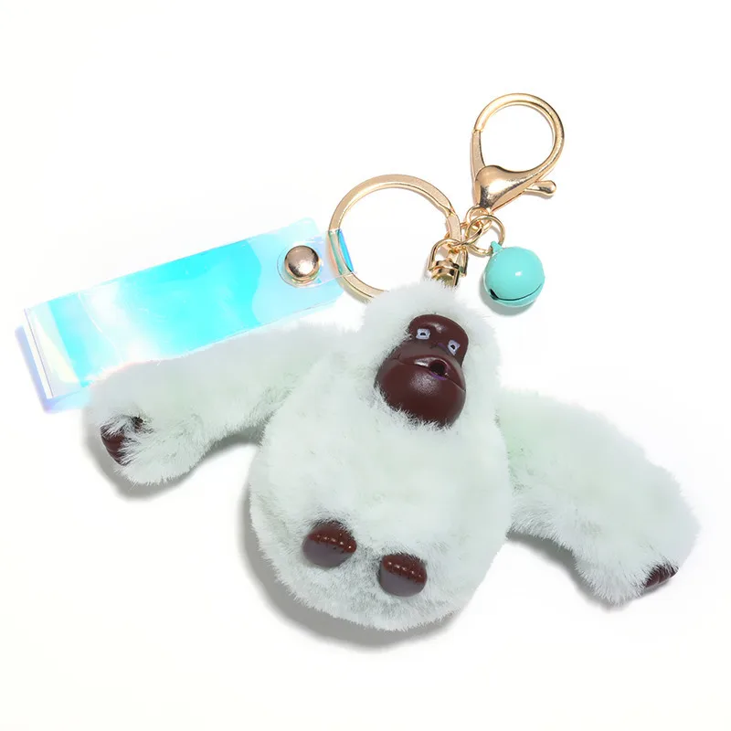 

New Cute Colorful Monkey Gorilla Key Chain Pendant Car Boutique Bags Jewelry Handbag Luggage Accessories Creative Small Gifts