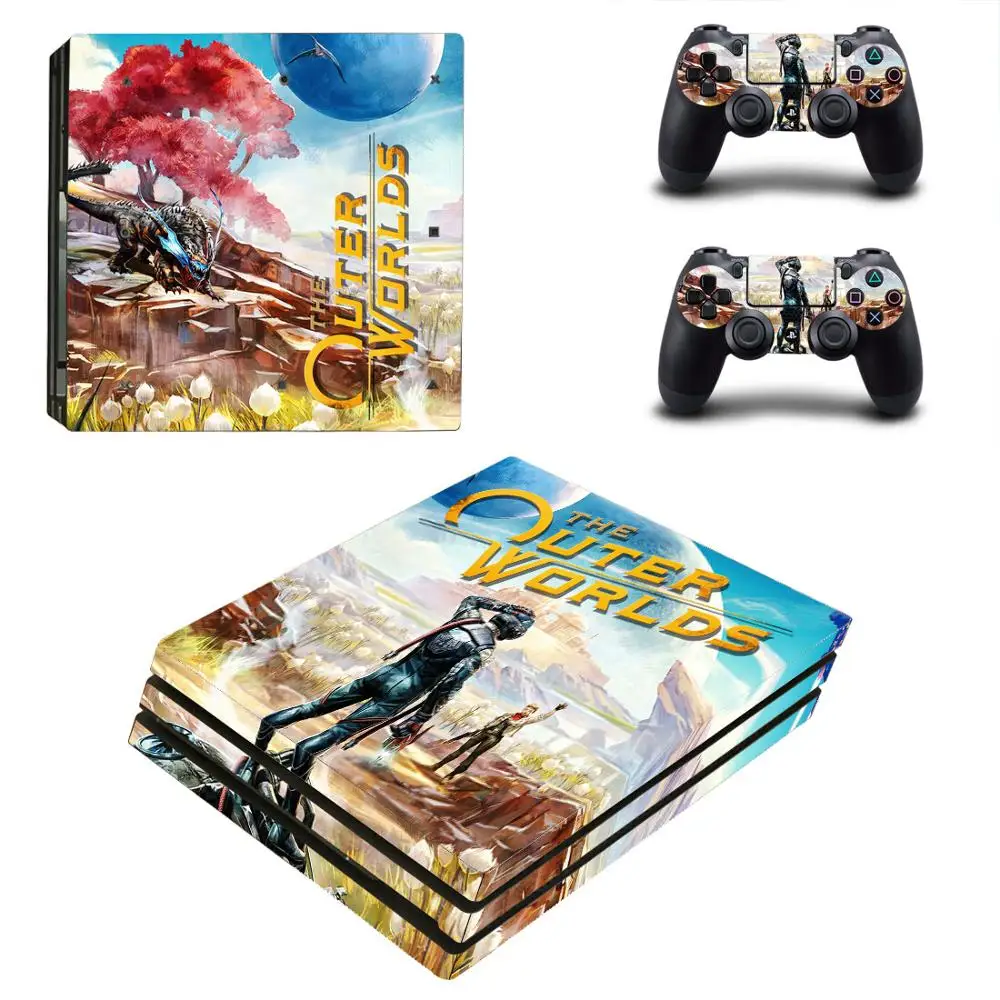 Внешние Миры PS4 Pro стикер Play station 4 наклейка для PlayStation консоль и контроллер Скины