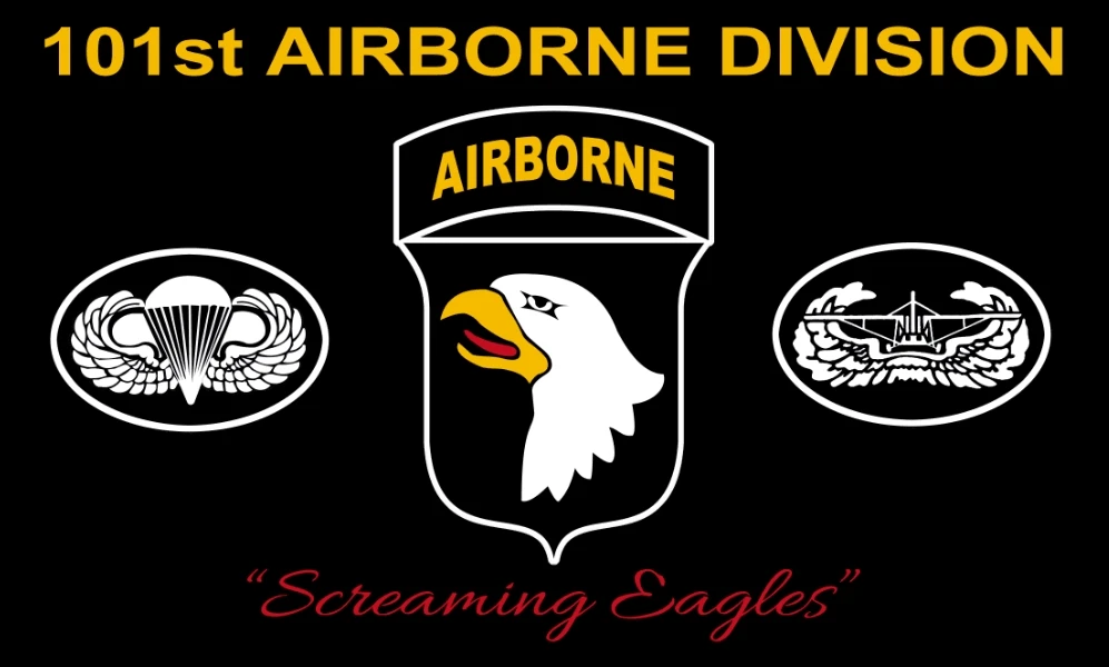 

90x150cm U.S. Army 101st Airborne Screaming Eagles Flag for decoration