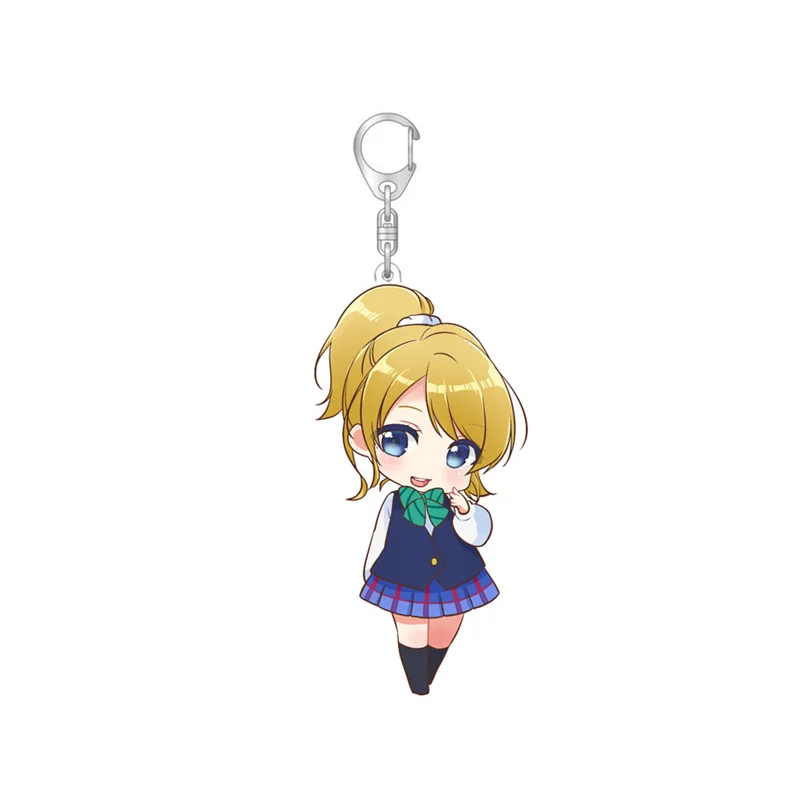 Брелок для ключей с милым аниме Love Live косплей Кодори минами Хонока Kousaka Ayase Eli Yazawa
