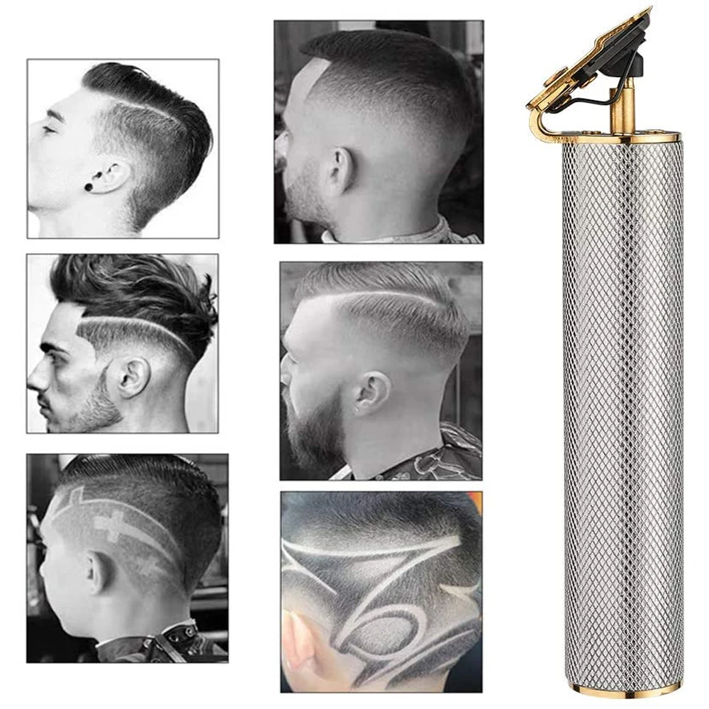 

2020 Haircut Rechargeable Hair Trimmer Barber Hair Clippers Cordless Men Hair Cutting Machine Beard Trimmer 0mm Razor Men Shaver