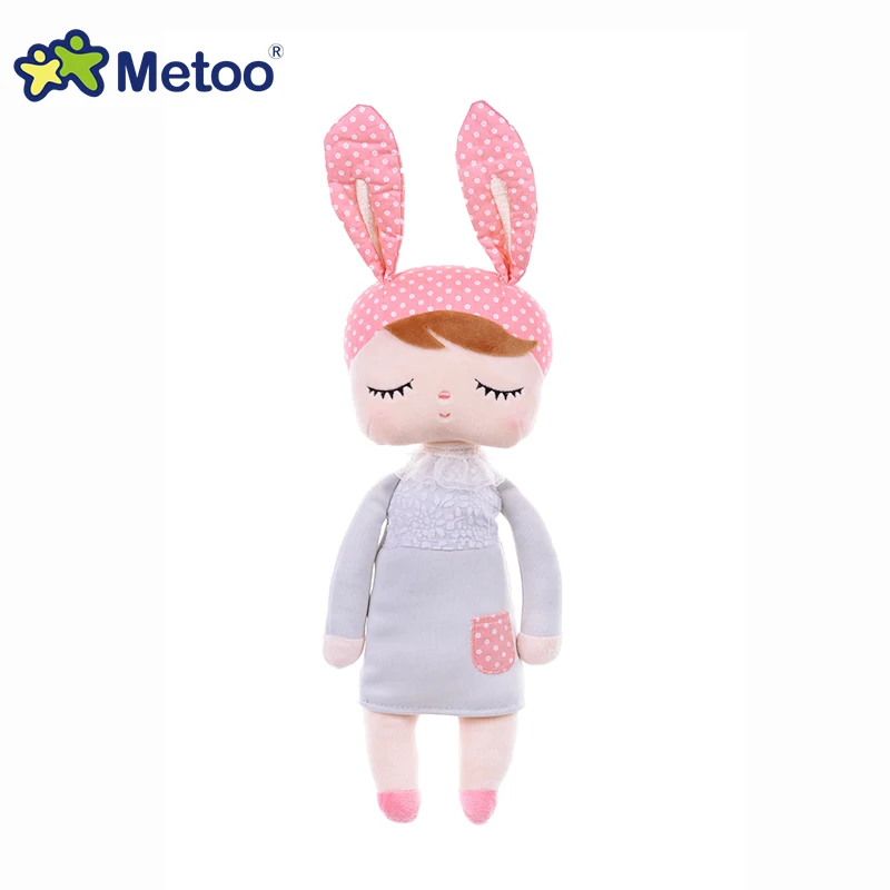 Metoo Angela плюшевые куклы детские игрушки для девочек подарок кружевной кролик
