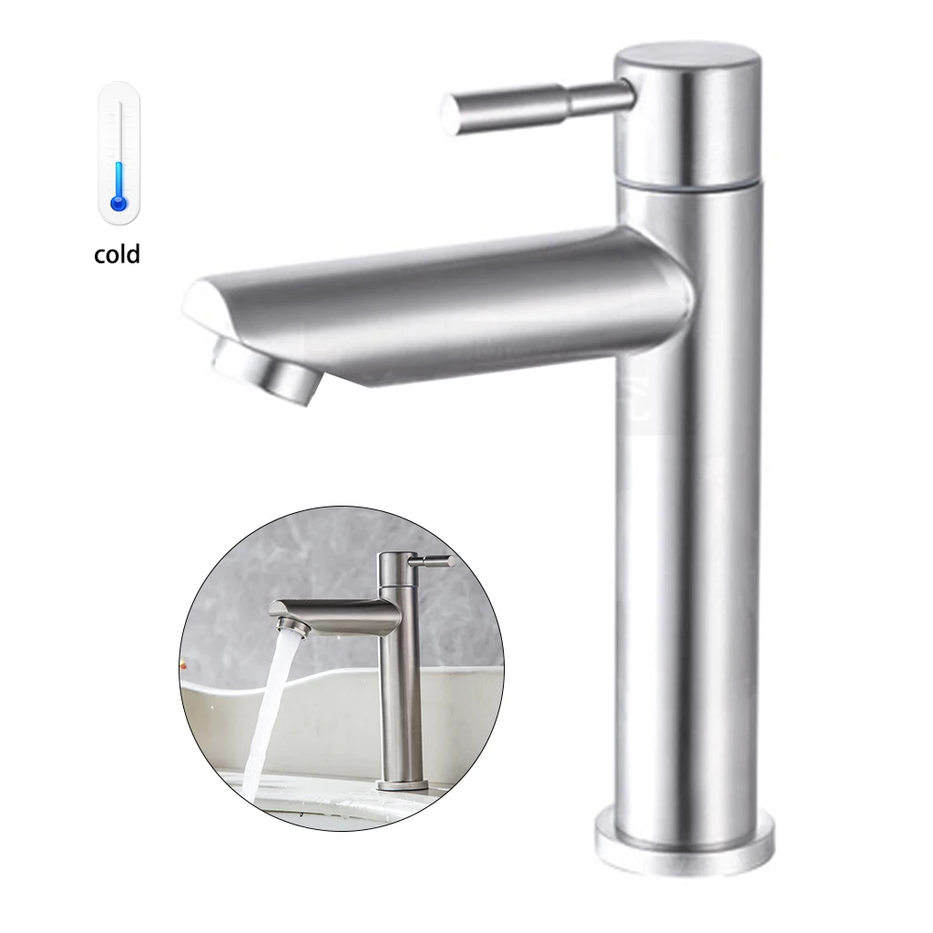 Смеситель для раковины из нержавеющей стали крепление на раковину защита от