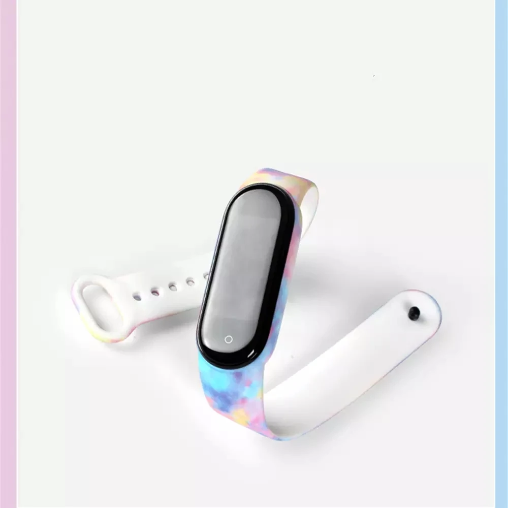 Bracelet For Xiaomi Mi Band 5 6 Band 4/3 Strap Silicone Wristband TPU strap For xiaomi Mi band5 mi band4 bracelet Miband 5 Strap