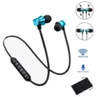 Беспроводные наушники Bluetooth, магнитные наушники-вкладыши, спортивные стереонаушники с поддержкой Bluetooth, беспроводные наушники с микрофоном