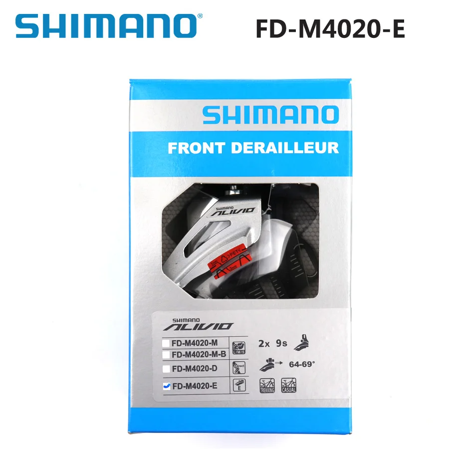 SHIMANO ALIVIO FD-M4020-D/E 2x9 скоростной боковой качели передний переключатель для