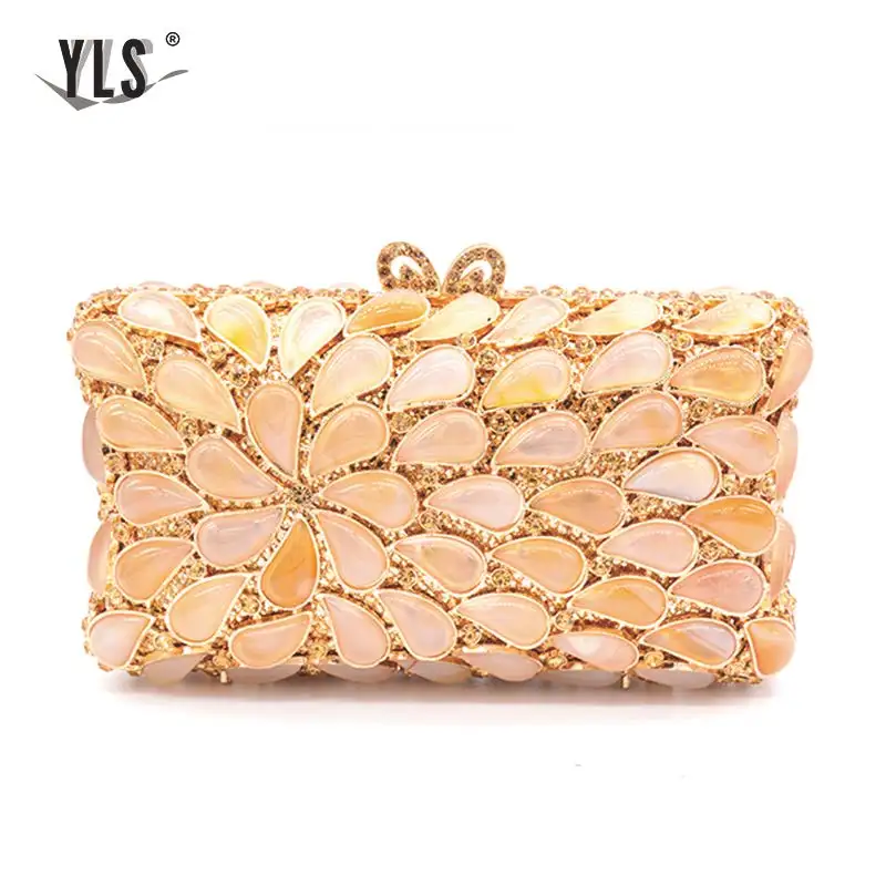 Роскошные дамские сумочки с агатом и камнем элегантные вечерние клатчи