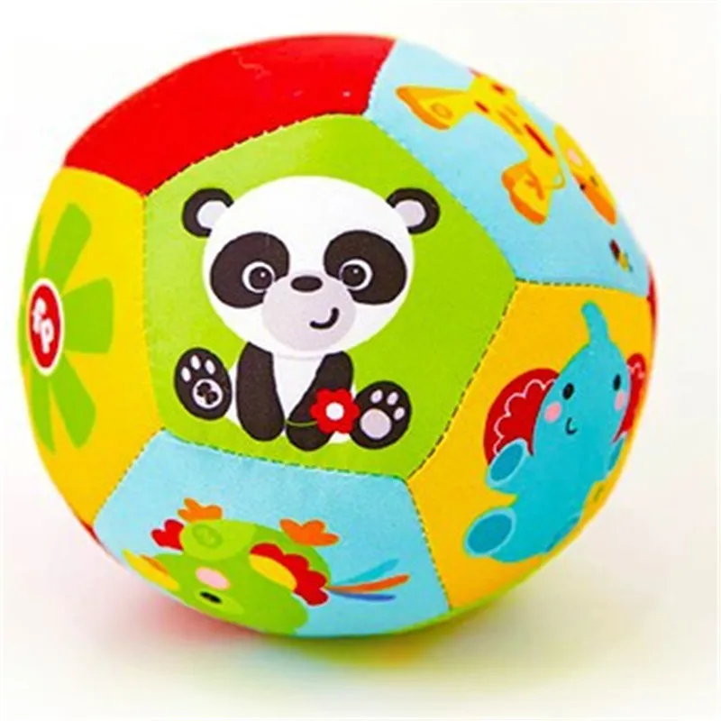 Мягкие мягкие игрушечные шарики детские игрушки животные Ball погремушки для