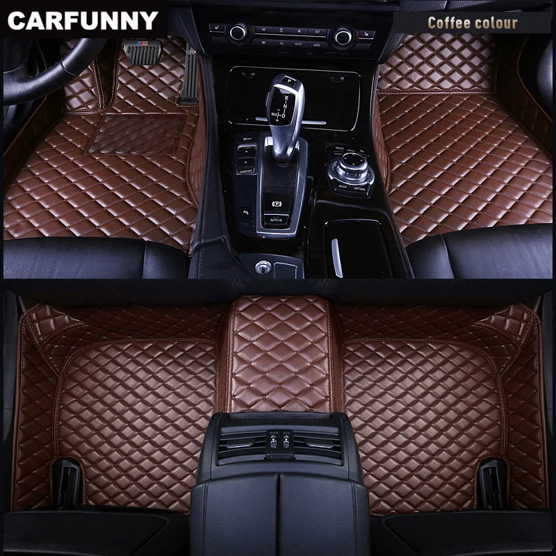 CARFUNNY водонепроницаемые автомобильные коврики для dodge ram 1500 honda civic 4d w639 mercedes w169 Автомобильные ковры автомобильные аксессуары