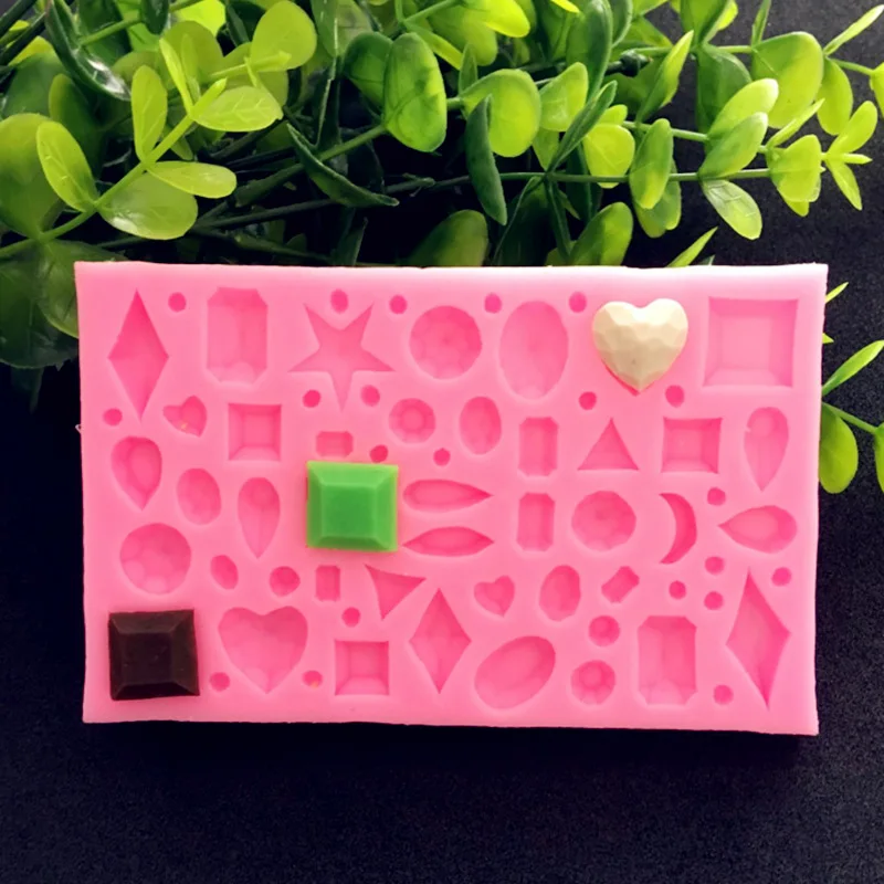 Силиконовые формы для эпоксидной смолы форма помадки торта геометрия алмаз