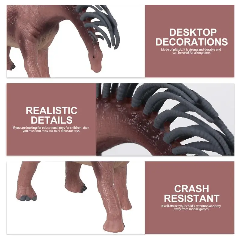 

1Pc Simulation Dinosaur Model Static Dinosaur Statue Kids Educational Plaything