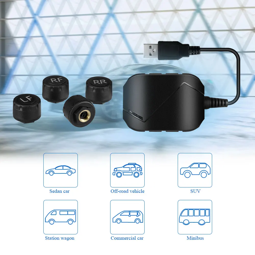 ZEEPIN AN 09 USB TPMS Android система реальный прибор для определения времени контроля