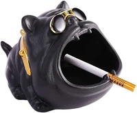 cute cartoon french bulldog ceramic ashtray gift for boyfriend creative living room home animal ashtray decoration accessories