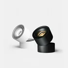 Поверхностного монтажа мини встраиваемые COB светодиодный вниз светильник s 5 Вт 7 Вт 12 Вт 360 градусов вращения светодиодный точечный потолочный светильник вниз светильник