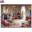 Квадратная круглая вышивка, полный пейзаж, наборы для алмазной вышивки, Европейский Декор, алмазная живопись, вышивка крестиком, праздничный подарок