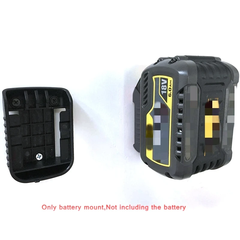

5 Packs Stealth Battery Mounts Hanger,Compatible for Dewalt 14.4V18V Belt Clips,Store for Battery Belt Clips - Black