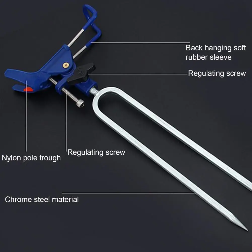 

360 Degrees Adjustable Stainless Steel Fishing Rods Holder Bracket Fish Tool Multifunctional Winter Fishing Rod Accessories