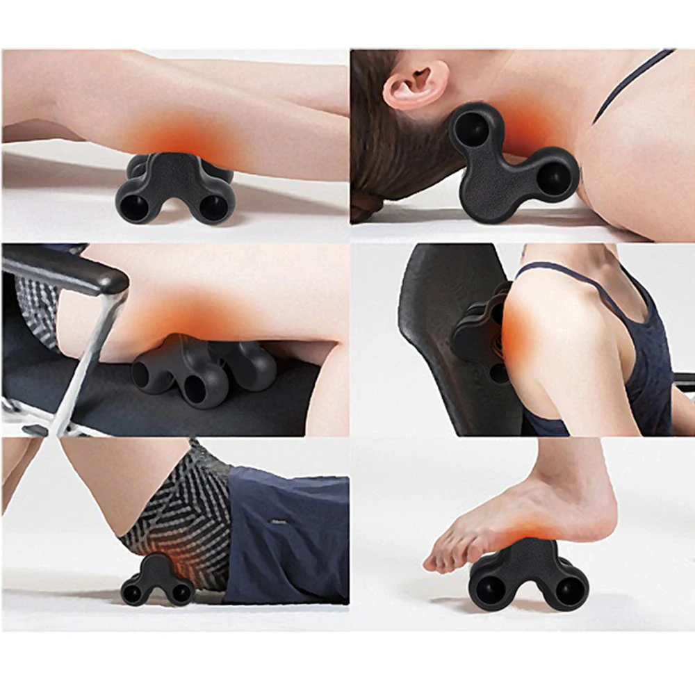 Myofascial релиз Массажный мяч забота о здоровье фитнес триггер шеи талии мышцы