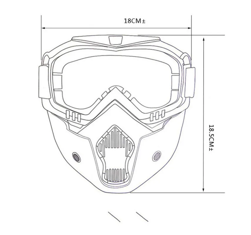 Лыжная маска для зимнего спорта лыжная катания на горных лыжах сноуборде