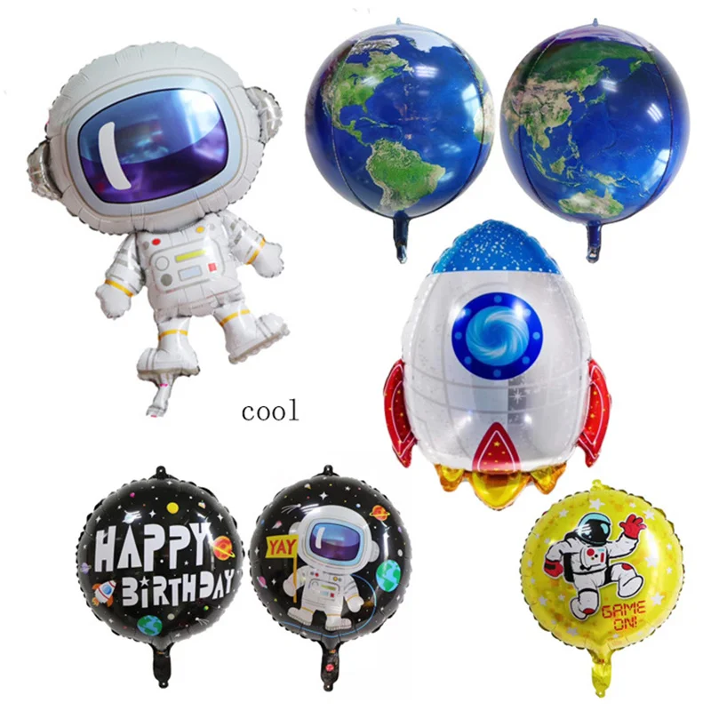 1 шт. воздушные шары из алюминиевой фольги в космосе|Воздушные и аксессуары| |
