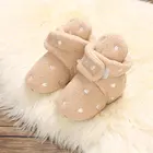 Новые зимние Утепленные ботинки для маленьких мальчиков и девочек от 6 до 15 месяцев; Милые повседневные Мягкие ботинки с принтом в виде звезд для маленьких детей; Обувь для начинающих