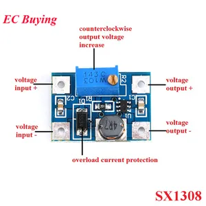 DC-DC 2-24V to 2-28V SX1308 Step Up Adjustable Power Supply Module Step-Up Boost Converter for DIY Kit SOT23-6 B628 SOT-23 SOT23