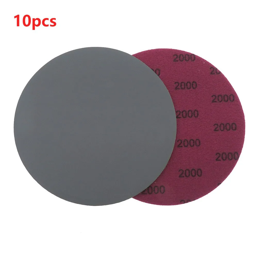 

150mm 6inch Wet And Dry Sanding Discs Hook And Loop Sandpaper Pads 1000-2000 Grit For Furniture Metal Automotive Polishing Tool