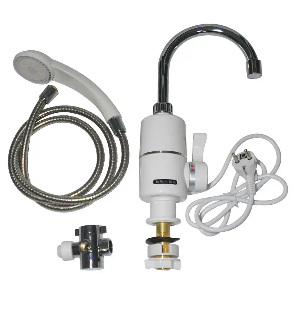 

KBAYBO Electric Kitchen Water Heater Tap 3000WInstant Hot Water Faucet Heater Heating Faucet Tankless Instantaneous Water Heater
