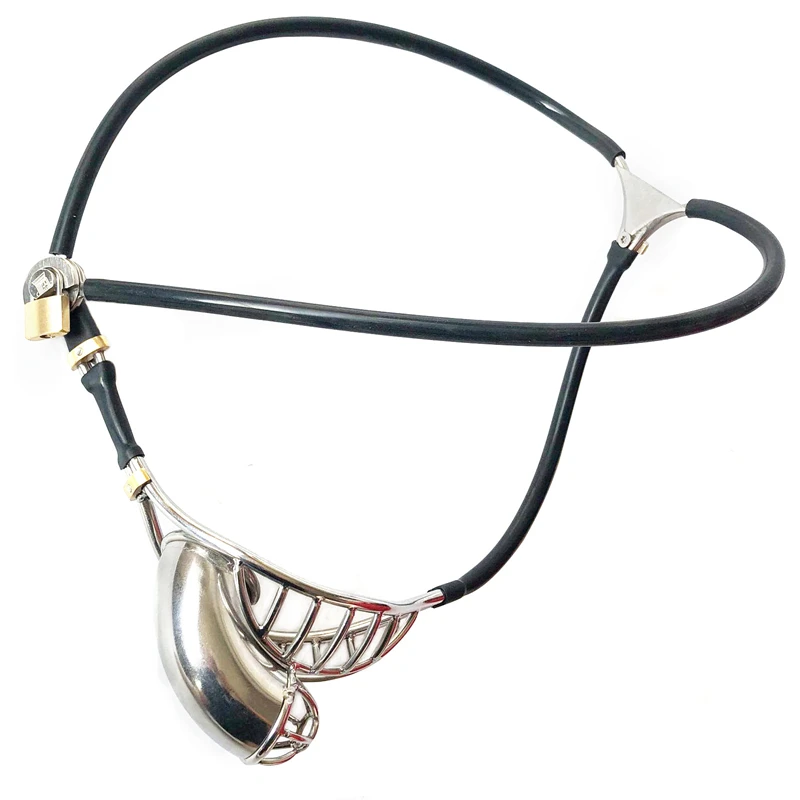 Мужское нижнее белье из нержавеющей стали Пояс верности кольца на пенис