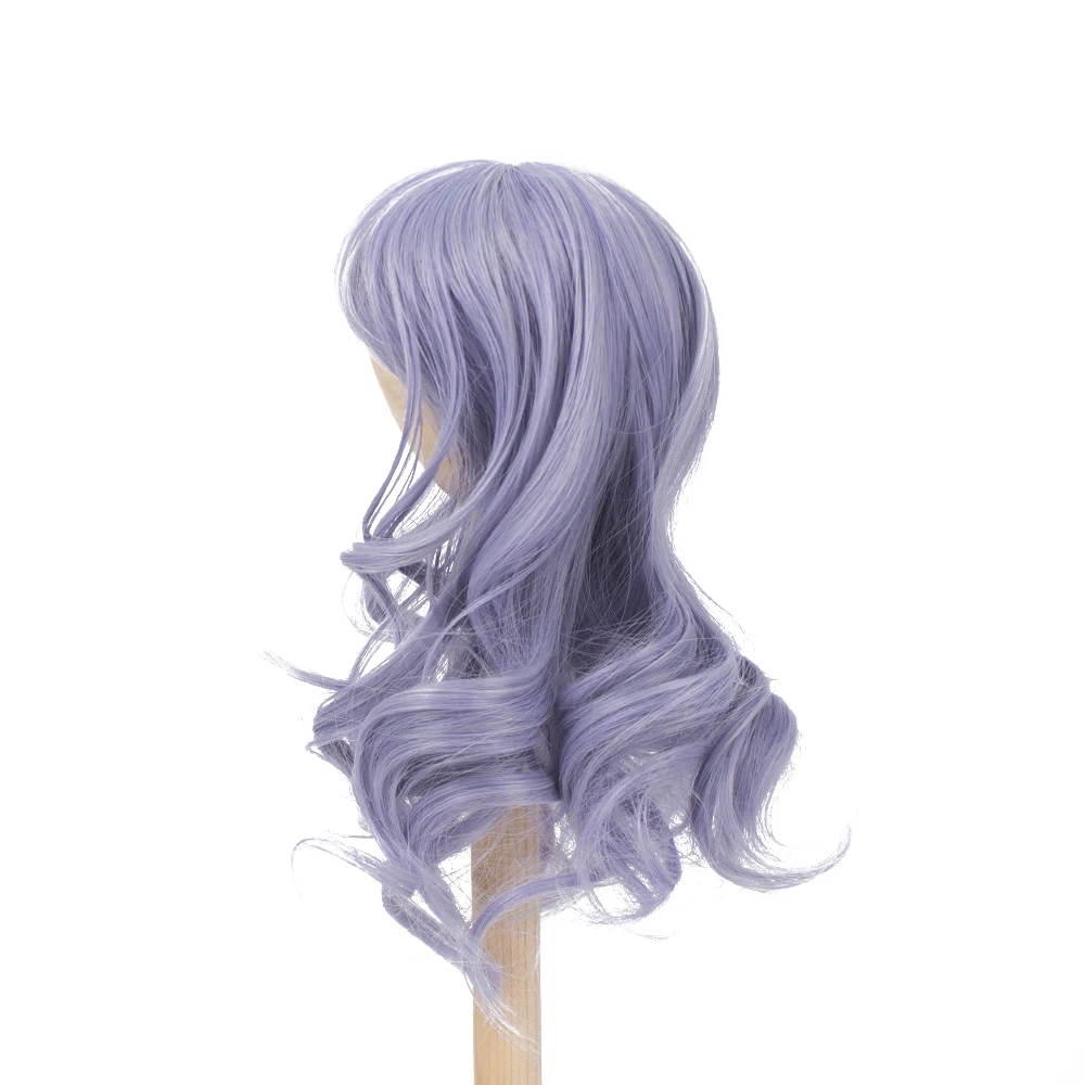 MUZIWIG парики из искусственных волос фиолетового цвета с челкой для 1/3 1/4 1/6 BJD парик для кукол