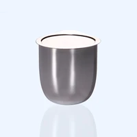 1pcs lab 50ml silver crucible with cover silver crucible with 99 99 silver content experimental supplies