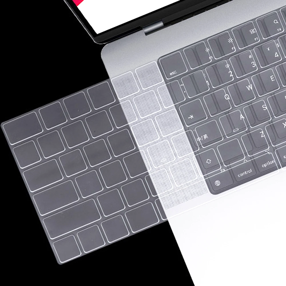Чехол для клавиатуры из ТПУ для нового MacBook Pro 14 дюймов 2021 M1 A2442/ MacBook Pro 16 дюймов 2021 M1 Max A2485 Ультратонкий чехол для клавиатуры - изображение
