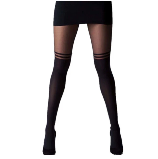 Новинка 2020 Лидер продаж искушение для девушек Колготки с ложными подтяжками