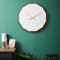 simple modern design wall clock art silent large kitchen watch living room wall clock wall stickers horloge home decoration