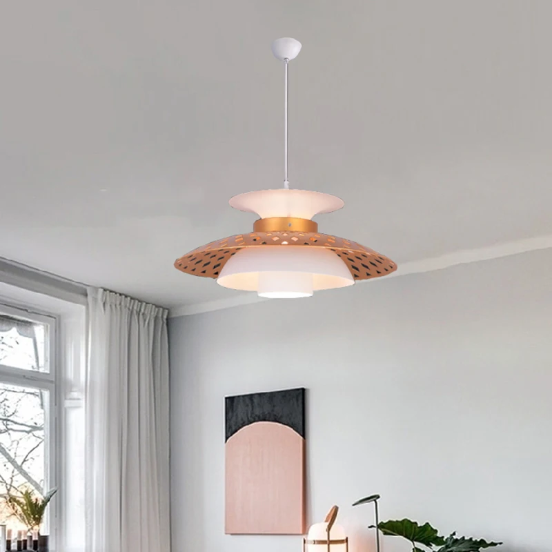 Nordic Bedside Chandelier Danish Designer Personalized Creative Light For Restaurant Dining Table Bar Modern Coffee Pendant Lamp | Лампы и
