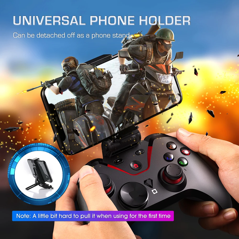 Беспроводной контроллер PICTEK PC249 PUBG Bluetooth геймпад перезаряжаемый переключателя