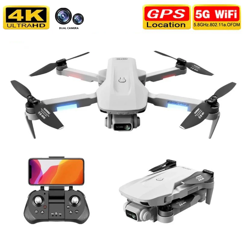 

2021 New F8 Pro drone 4K HD dual camera with gesture control function 5G Wifi FPV GPS rc quadcopter professional dron toys boys