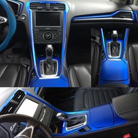 car styling 3d5d carbon fiber car interior center console color change molding sticker decals for ford mondeo mk45 2013 2019