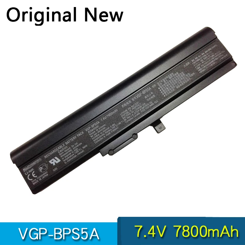 Новый оригинальный VGP-BPS5A BPS5 ноутбук Батарея для SONY VAIO VGN-TX15 TX38 TX17 TX28 TX58 TX6 TX73 TX93 TX1X