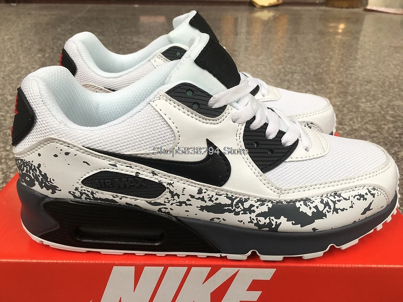 

Nike - Air Max 90 essential white For Men and Women Original Outdoor Jogging Sports Shoes NEW 20