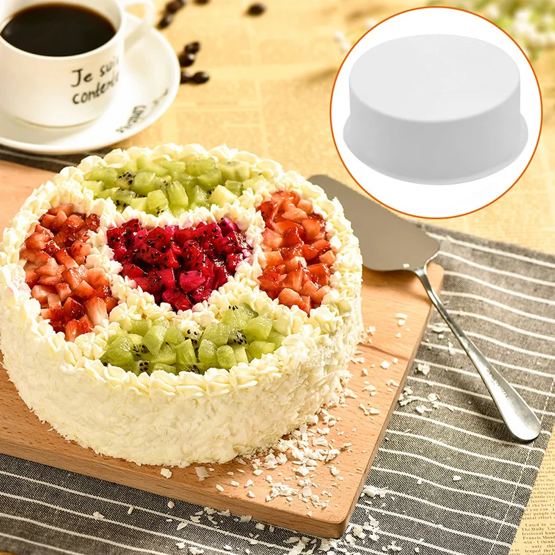 Круглая силиконовая форма для пирога выпечки 6 дюймов Выпекание мусса сделай сам