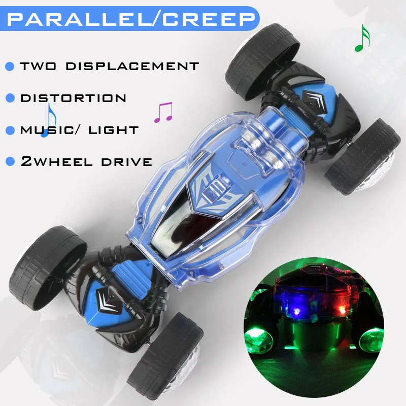 RC восхождение автомобиль трюк светодиодный игрушечный светильник звук