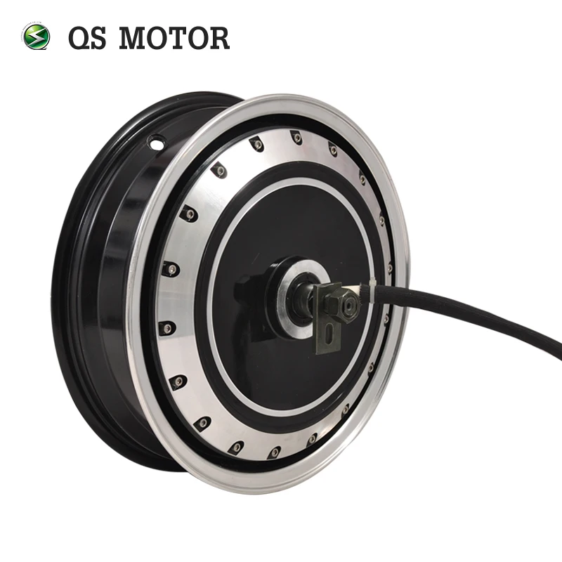 QS Motor 13*3.5inch 4000W 273 V3 High Power Hot Sale BLDC Gearless In-Wheel Hub For Electric Scooter |