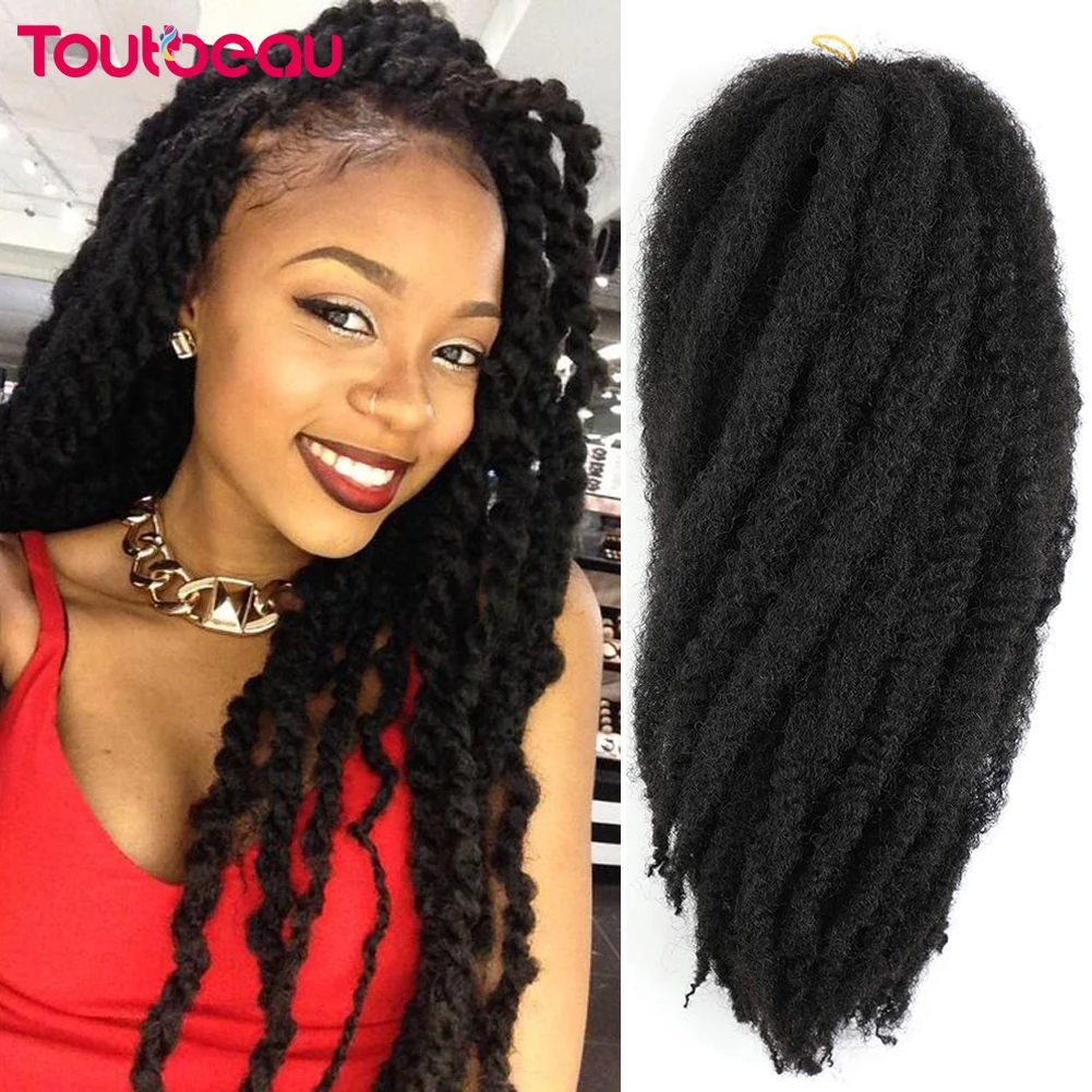 24 дюйма марли волос Марли Волосы для скручивания длинные афро кудрявые твист