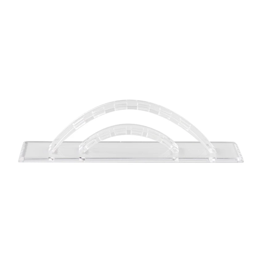 

6 Holes Transparent Acrylic Grafting Eyelash Tweezers Holder Storage Rack Eyelash Extension Clips Display Stand Holders Tools