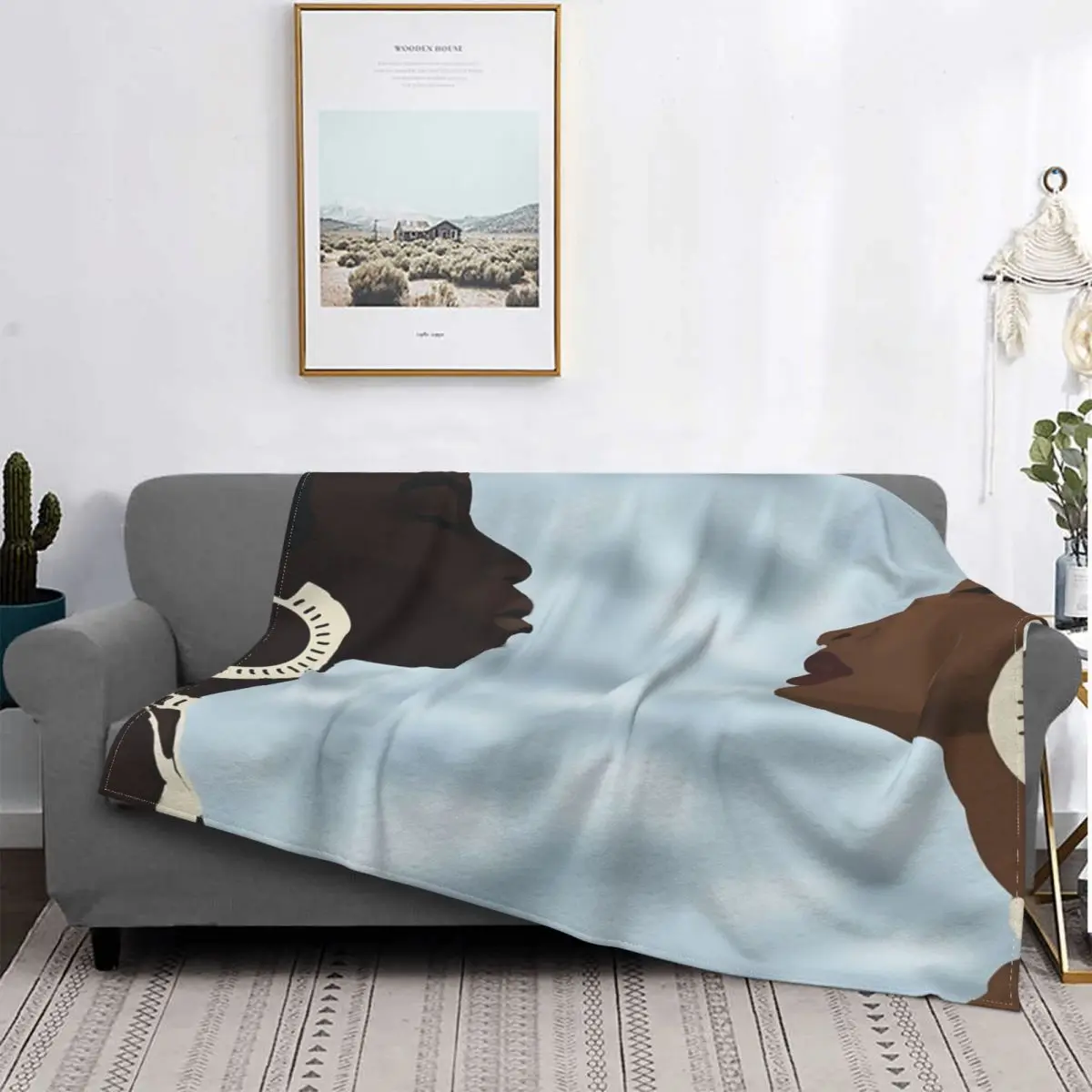 

Manta de colección de Reinas Negras, colcha de cama a cuadros, fundas de lino, manta con capucha, toalla de playa de lujo