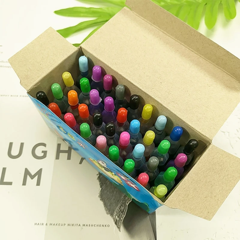 

24/36 Colors Pigment DIY Slime Epoxy Resin Ink Dye Ink Crafts Coloring Colorant C7AE